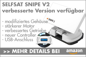 Selfsat SNIPE V2 Satelliten Antenne für Wohnmobil Camping